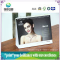 Jewelry Advertising Paper Table Calendar Printing for Promotion
